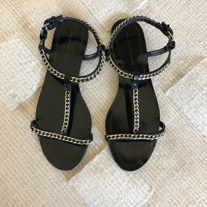 Zara black sandals